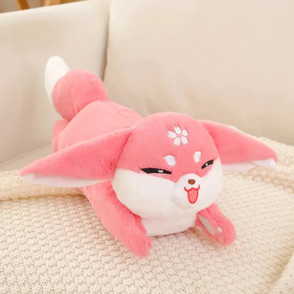 Cute Pink Fox Cherry Soft Toy