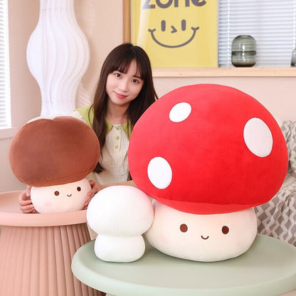 Cute Mushroom Soft Toy Figure Set