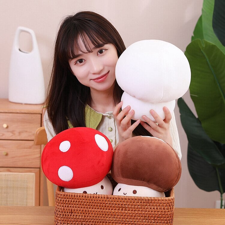 Cute Mushroom Soft Toy Figure Set