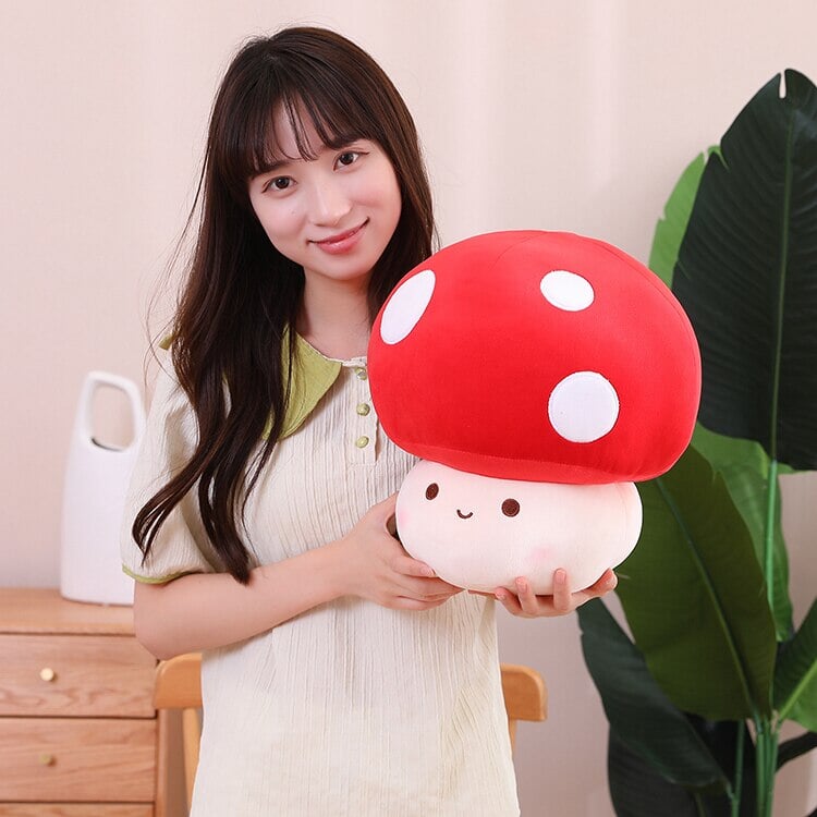 Cute Mushroom Soft Toy Figure Set