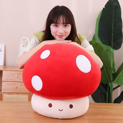 Cute Mushroom Soft Toy Figure Set