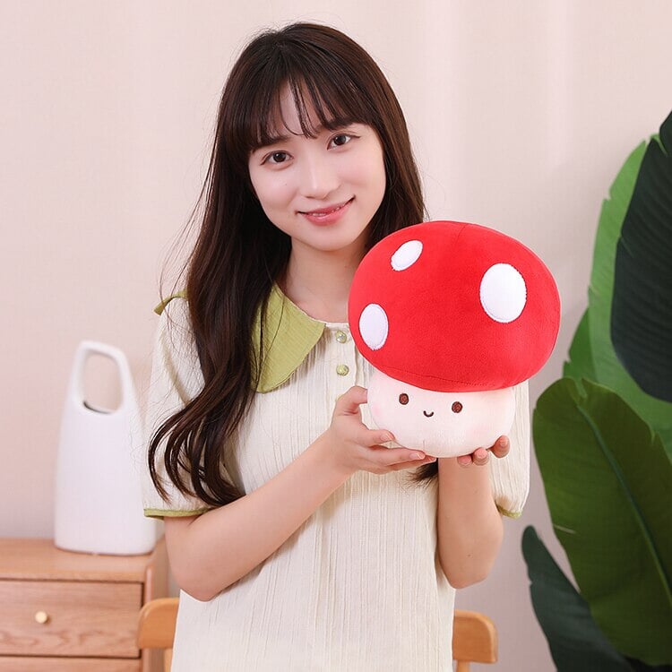 Cute Mushroom Soft Toy Figure Set