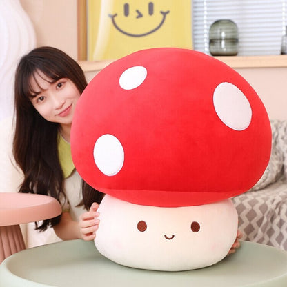 Cute Mushroom Soft Toy Figure Set