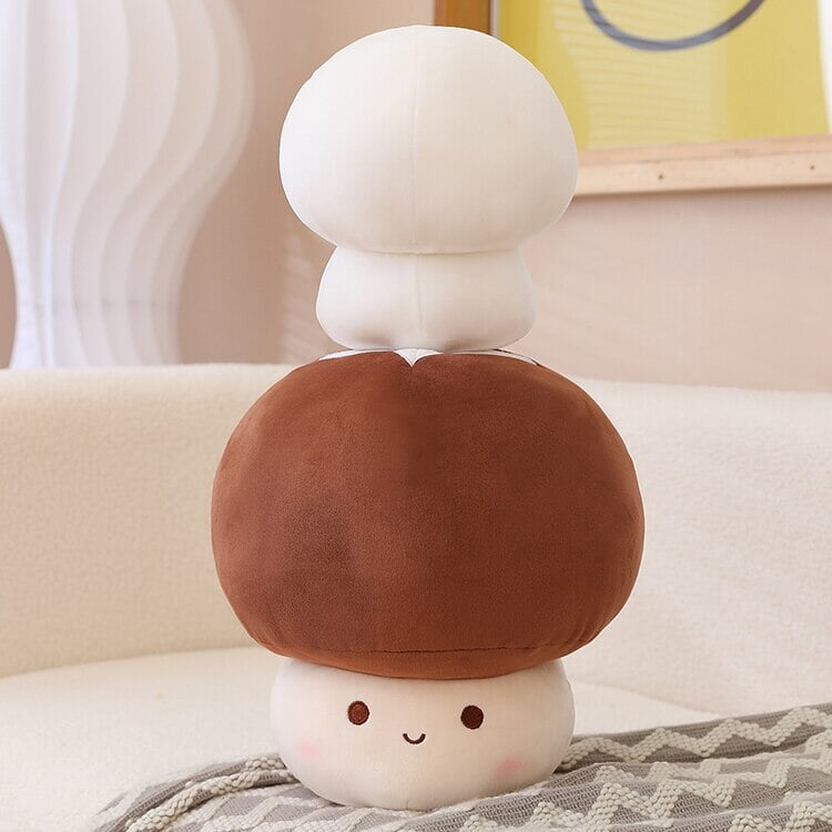 Cute Mushroom Soft Toy Figure Set