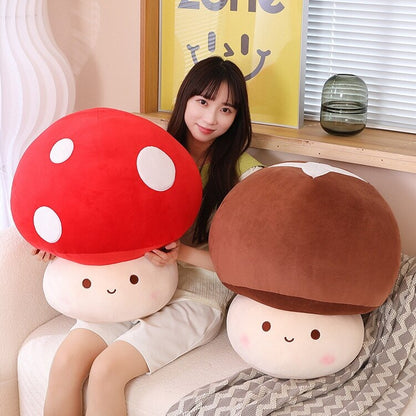 Cute Mushroom Soft Toy Figure Set