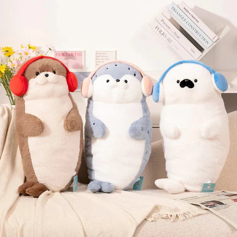 Cute Seal Soft Plush Toy Set