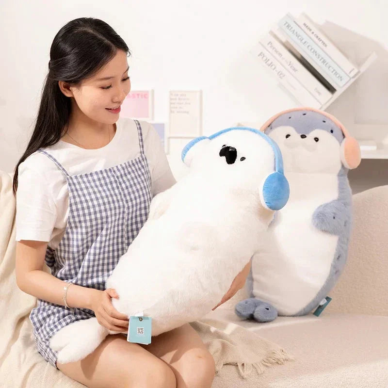 Cute Seal Soft Plush Toy Set
