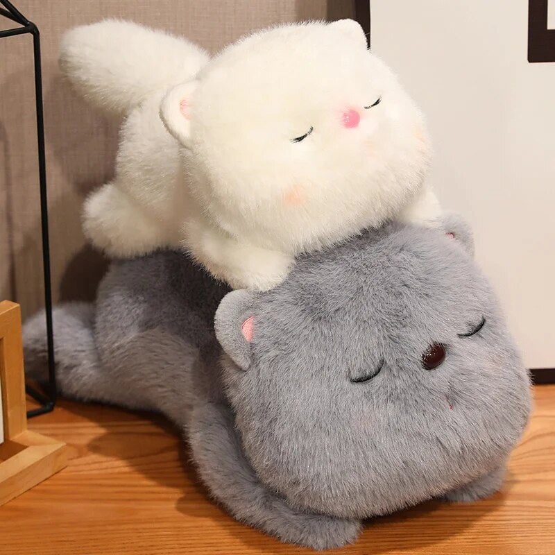 Adorable Plush Sleeping Kitty