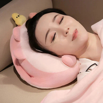 Cute Capybara Soft Plush Toy Pillow Set