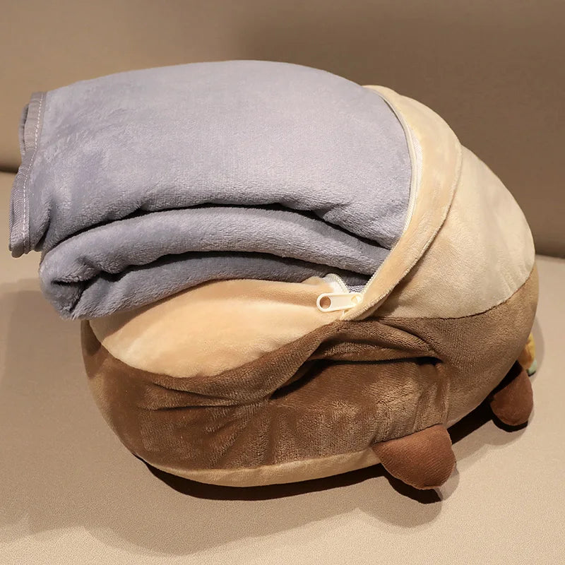 Cute Capybara Soft Plush Toy Pillow Set