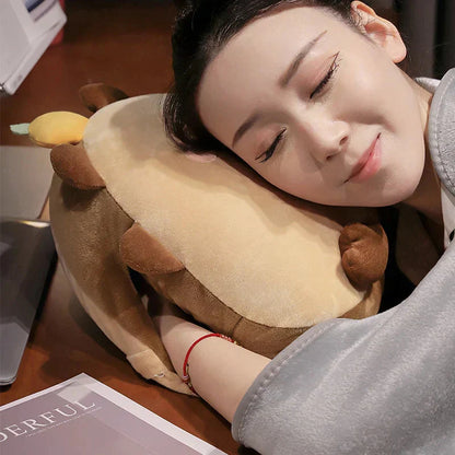 Cute Capybara Soft Plush Toy Pillow Set