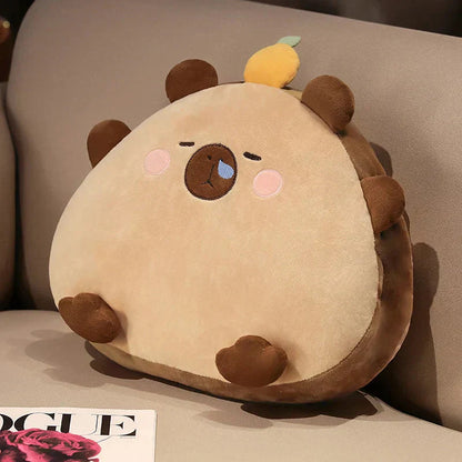 Cute Capybara Soft Plush Toy Pillow Set - Fesara