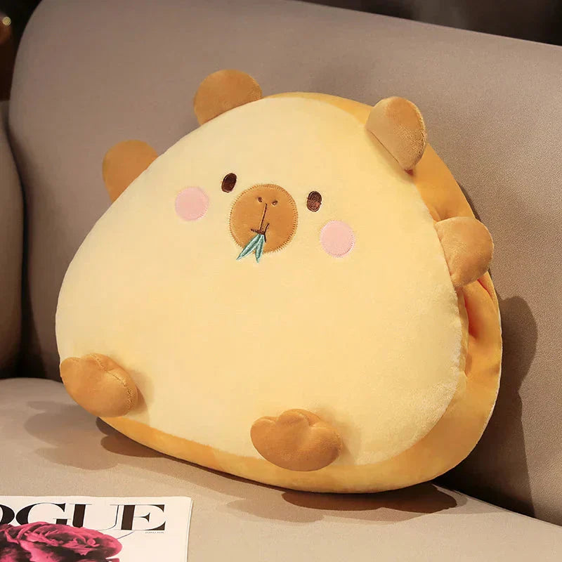 Cute Capybara Soft Plush Toy Pillow Set
