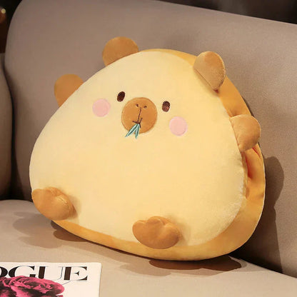 Cute Capybara Soft Plush Toy Pillow Set