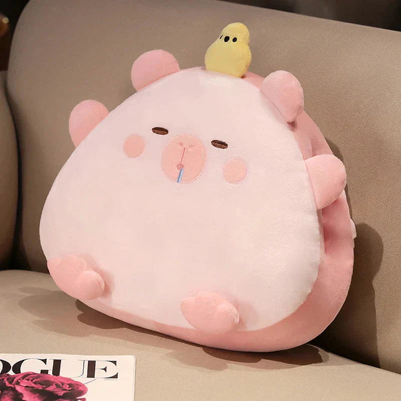 Cute Capybara Soft Plush Toy Pillow Set
