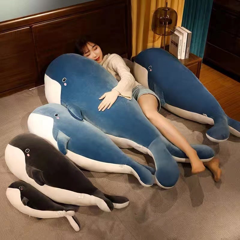 Big Cute Whale Soft Toy - Fesara