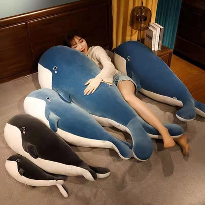 Big Cute Whale Soft Toy - Fesara