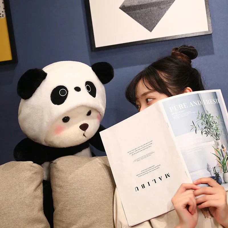 Cute White Teddy Bear Panda Stuffed Animal - Fesara