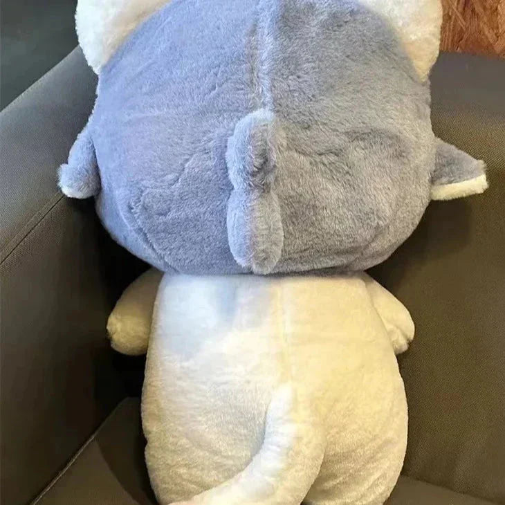 Cute White Kitty Shark Beanie Toy