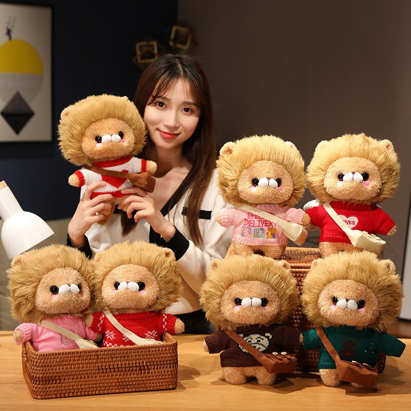 Cute Lion Plush Toy Figure Collection