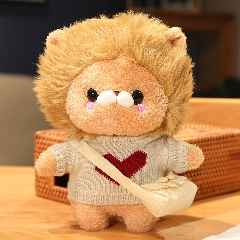 Cute Lion Plush Toy Figure Collection
