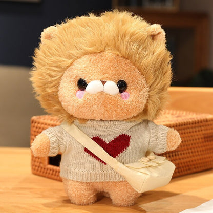 Cute Lion Plush Toy Figure Collection