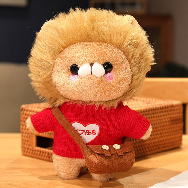 Cute Lion Plush Toy Figure Collection