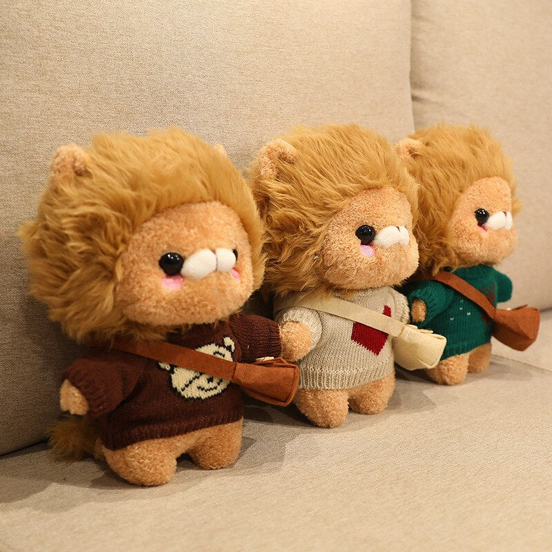 Cute Lion Plush Toy Figure Collection