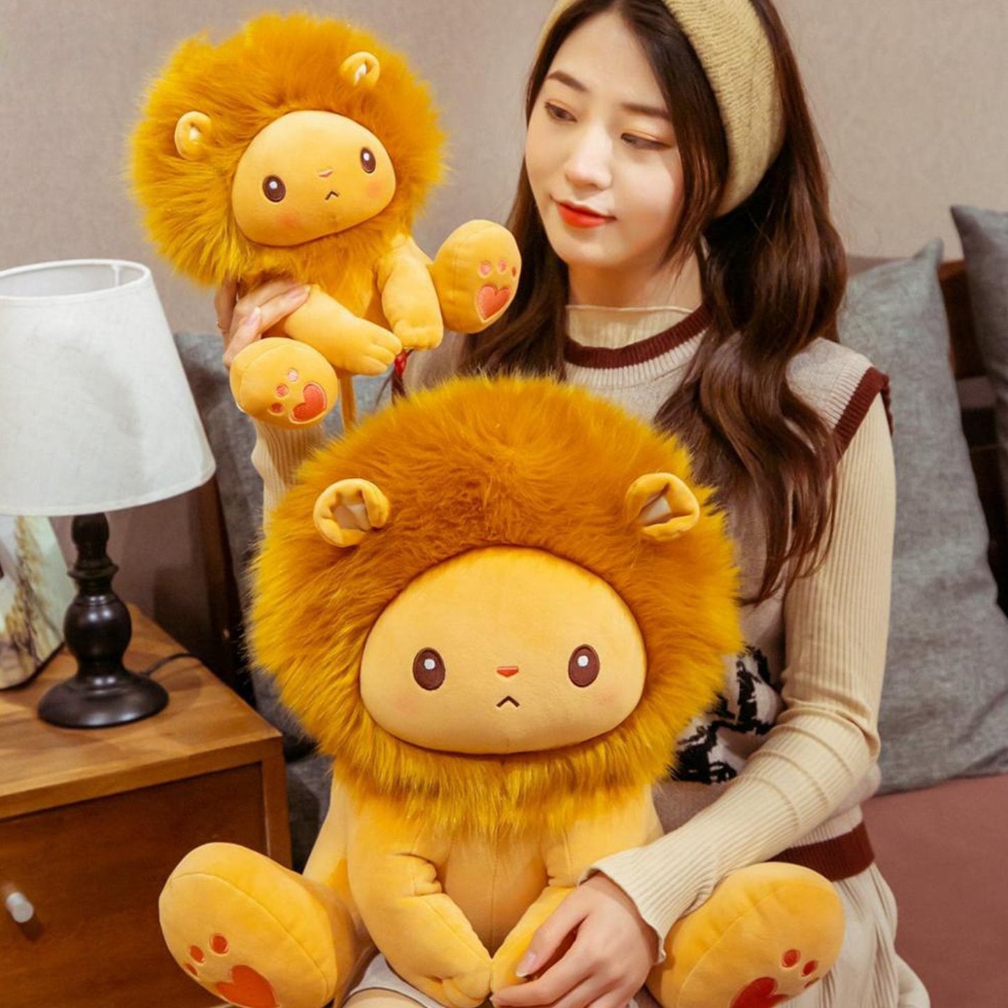 Cute Leo Lion Plush Toy - Fesara