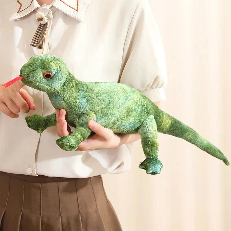 Vibrant Colorful Reptile Stuffed Animal Toy
