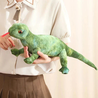 Vibrant Colorful Reptile Stuffed Animal Toy