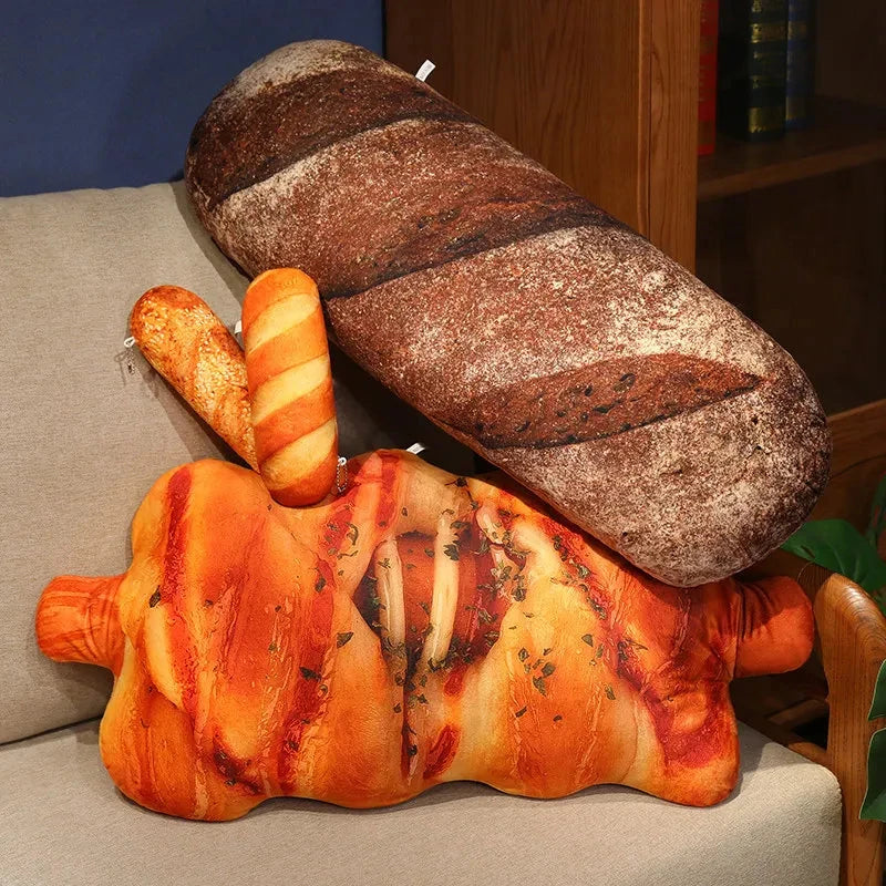 Soft French Bread Shaped Plush Toys