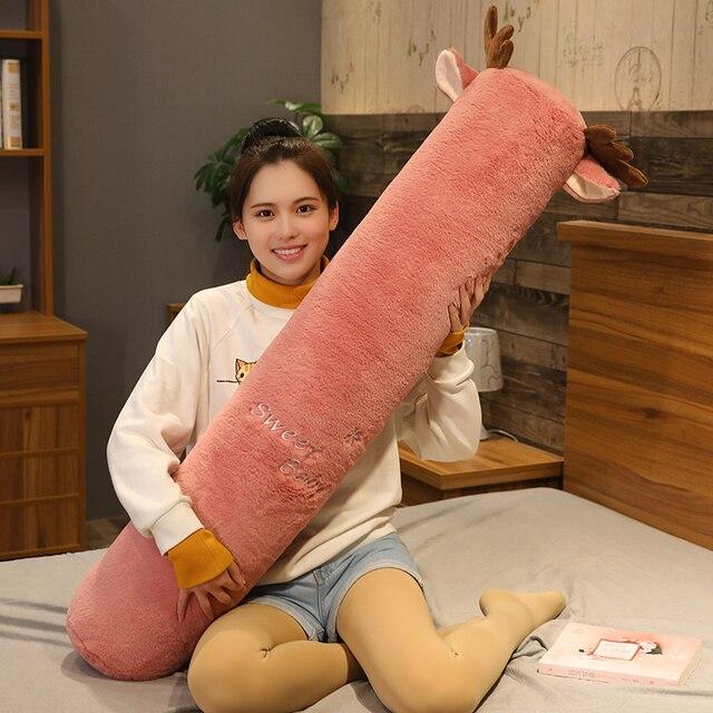 Soft Cuddly Animal Body Pillow Stuffed Toy