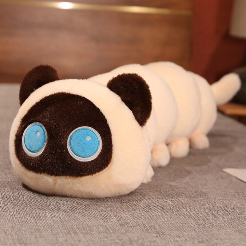 Soft Cute Kitten Caterpillar Stuffed Animals