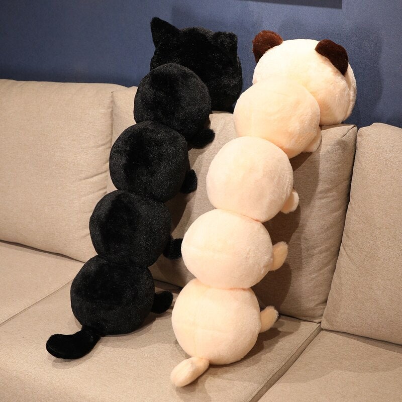 Soft Cute Kitten Caterpillar Stuffed Animals
