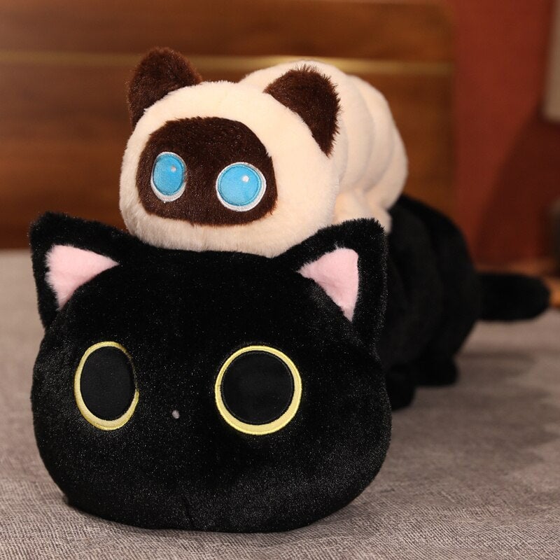 Soft Cute Kitten Caterpillar Stuffed Animals
