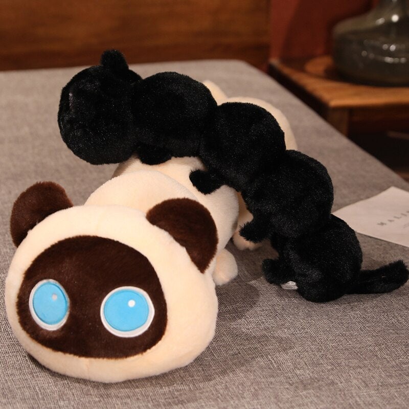 Soft Cute Kitten Caterpillar Stuffed Animals