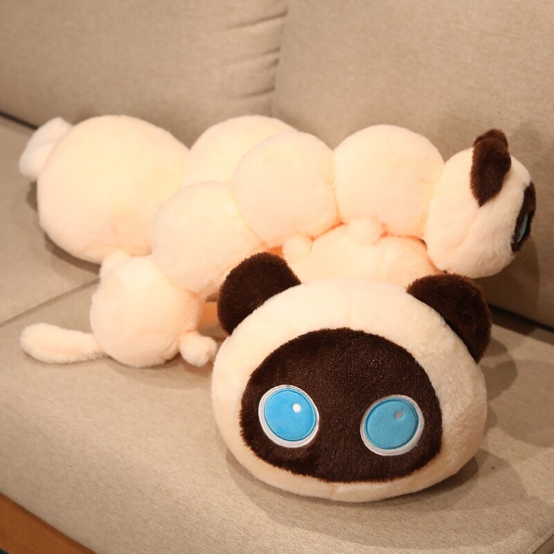 Soft Cute Kitten Caterpillar Stuffed Animals