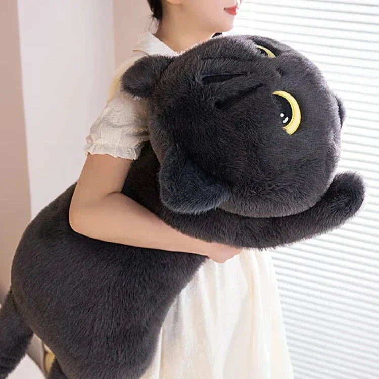 Big Soft Gray Kitten Plush Toys