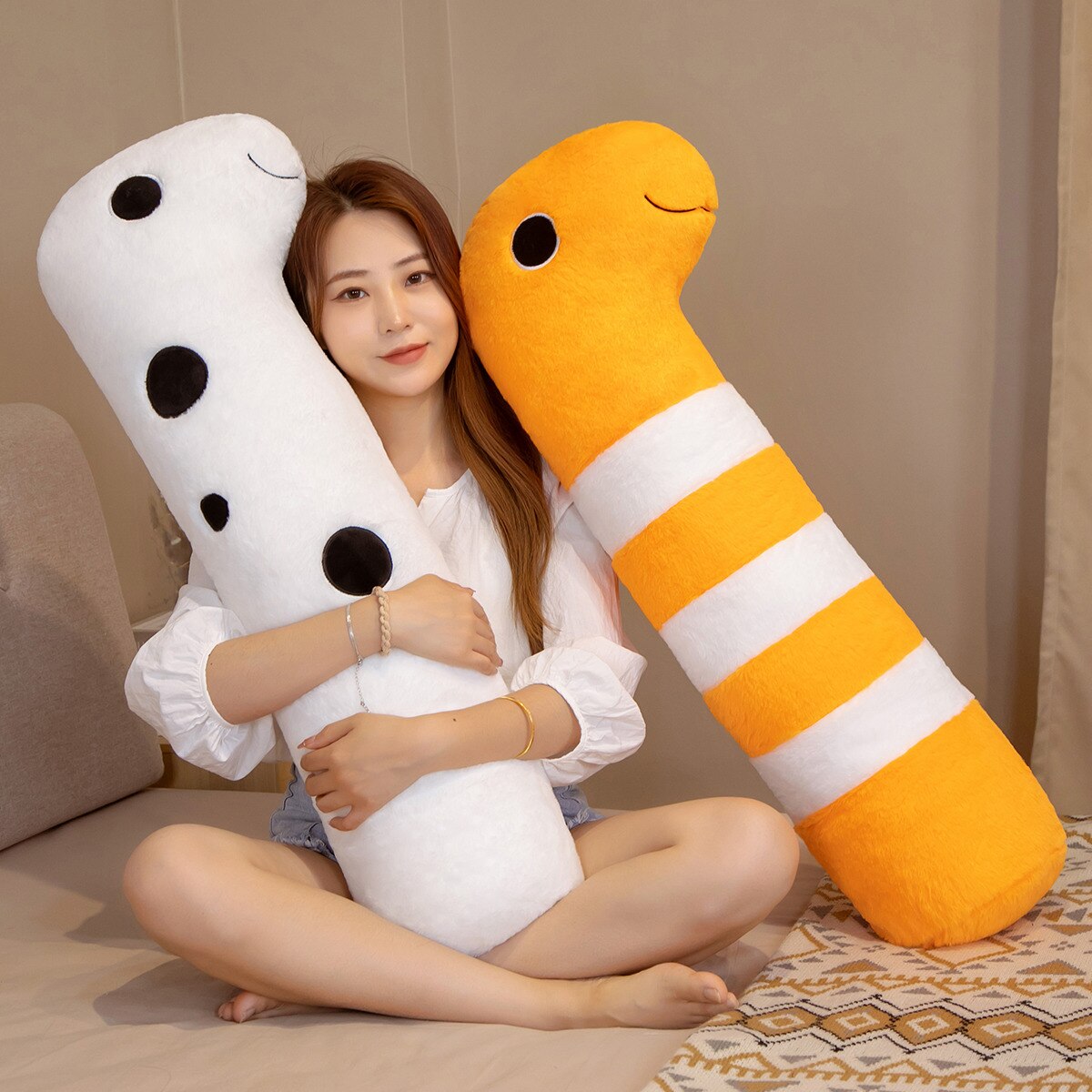 Cute Sea Life Orange Plush Toy