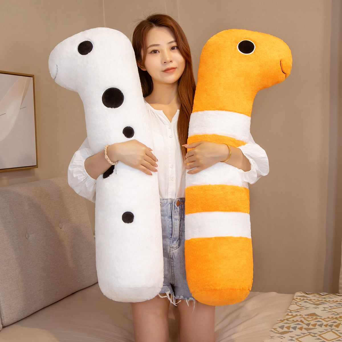 Cute Sea Life Orange Plush Toy
