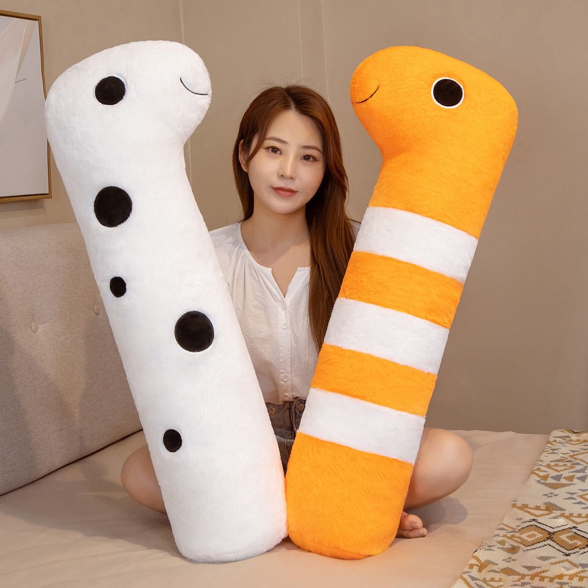 Cute Sea Life Orange Plush Toy