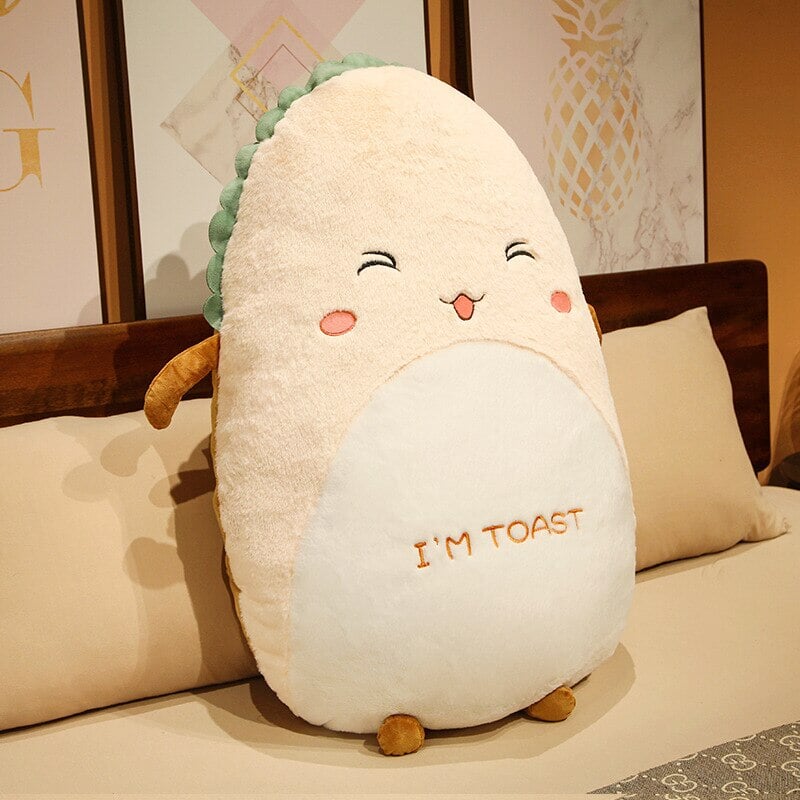 Cute Fluffy Pancake Plush Toy Set