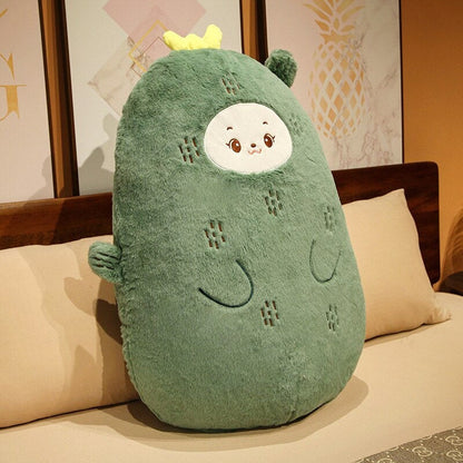 Cute Fluffy Pancake Plush Toy Set