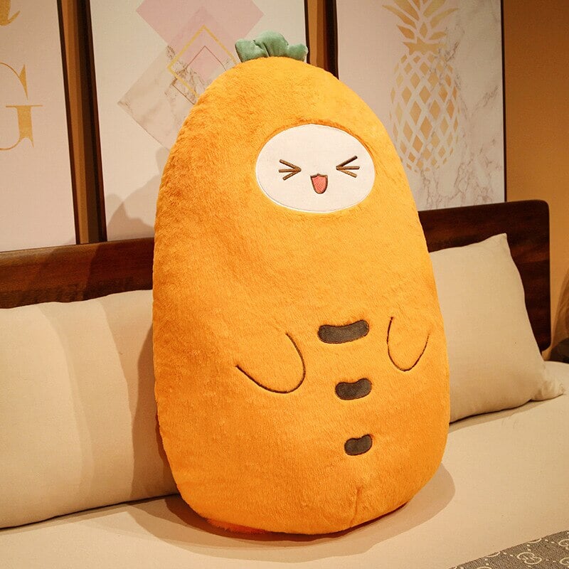Cute Fluffy Pancake Plush Toy Set