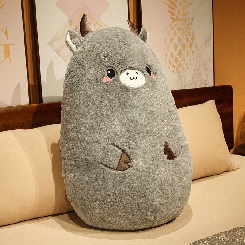 Cute Fluffy Pancake Plush Toy Set