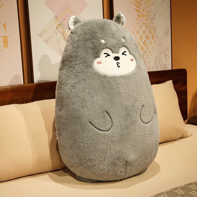 Cute Fluffy Pancake Plush Toy Set