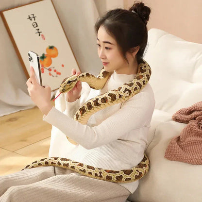 Colorful Snake Stuffed Animal Toy