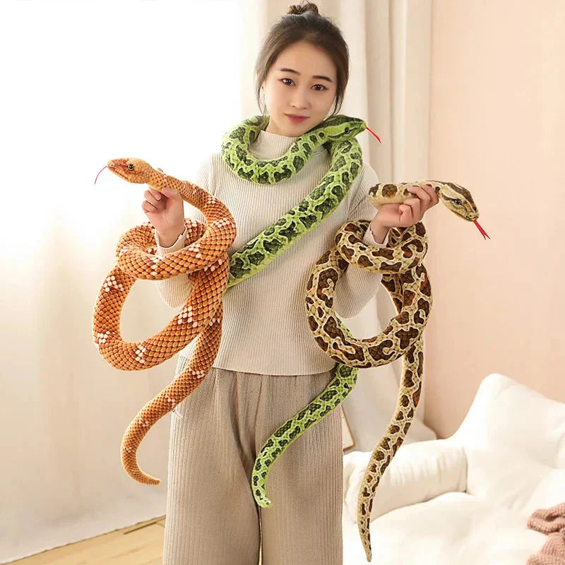 Colorful Snake Stuffed Animal Toy