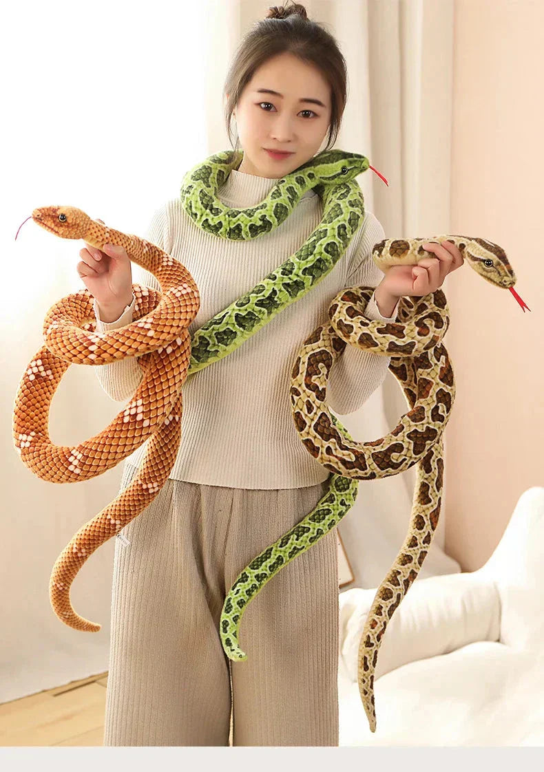 Colorful Snake Stuffed Animal Toy